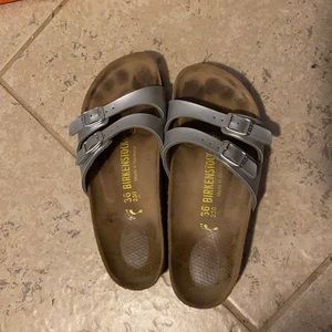 Silver Birkenstock’s